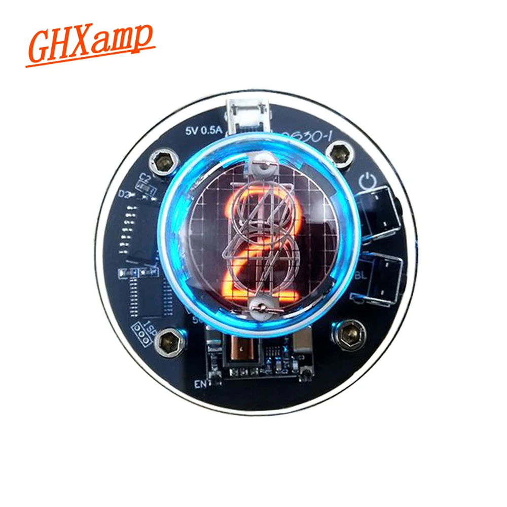 GHXAMP Single Tube Glow Clock QS30-1 SZ30-1 nixie clock RGB LED Audio Electronic Accessories DC5V USB