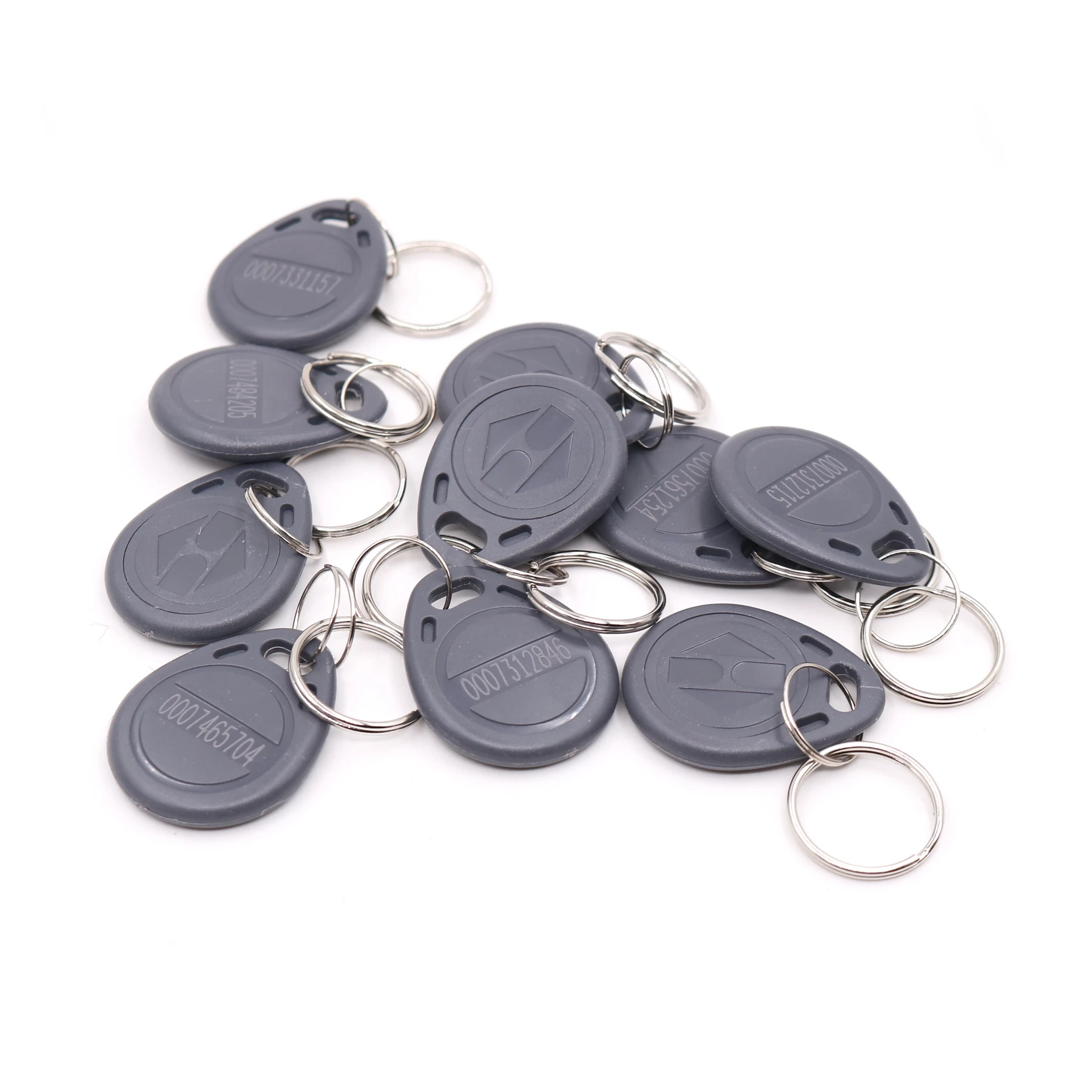 10PCS RFID 125KHz EM ID 4100 Keyfobs Tags ID Card Access Control