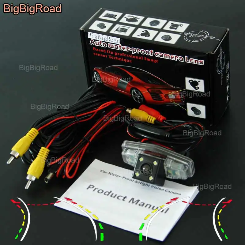 

BigBigRoad Car Intelligent Track Rear View Camera For Honda Accord / Crider / Civic 2006~2011 / Inspire / Spirior 2003~2007