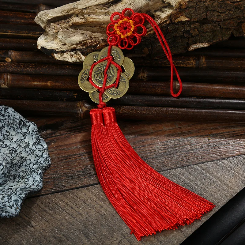 Chinese Knot Tassels Pendants 20 pcs DIY Chinese Mini Craft Chinese Knots Apparel Sewing Fabric Tassel Fringe New Year Gifts