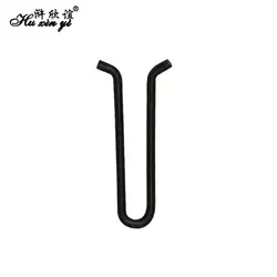 HXY 200PCS Carp fishing tackle Matt black- Lead Weight Mould Eye Loops Clips -Carp Terminal End F Tackles