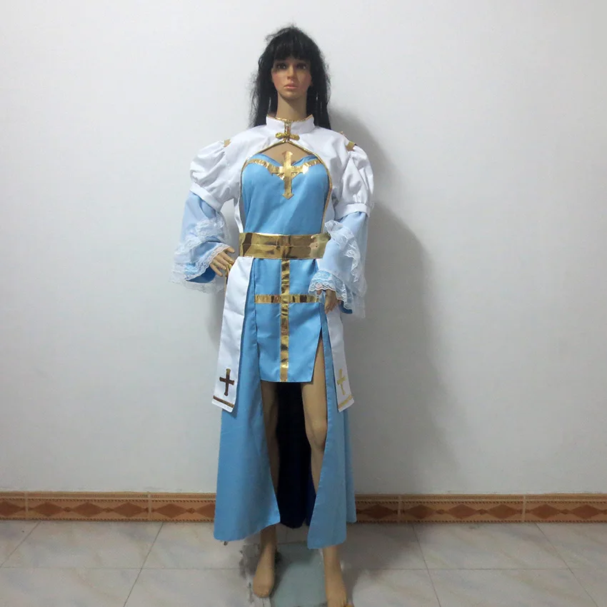 Game RO Ragnarok Online Archbishop Christmas Party Halloween Uniform Outfit Cosplay Costume Customize Any Size