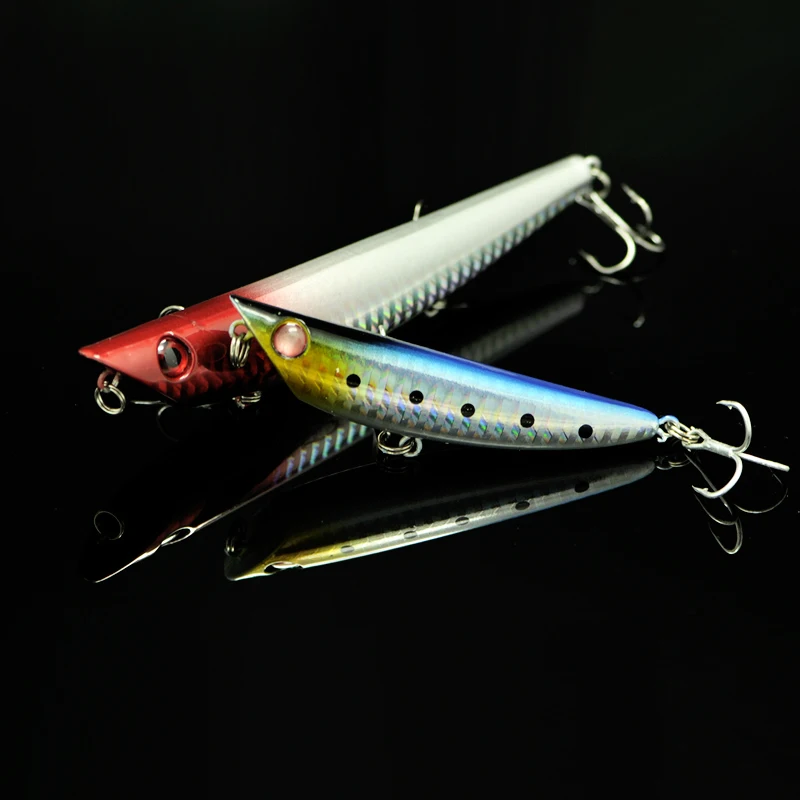 Fishing Lure Floating Pencil Zigzag Dog 17g/12cm  8.5cm/9.5g Artificial Long Range Casting Seabass Bait Hard Lures Owner Hooks