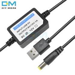 DC 5V to DC 9V/12V 1A USB Charge Power Boost Step Up Cable Step UP USB Converter Adapter Wire Component With Boost Transformer