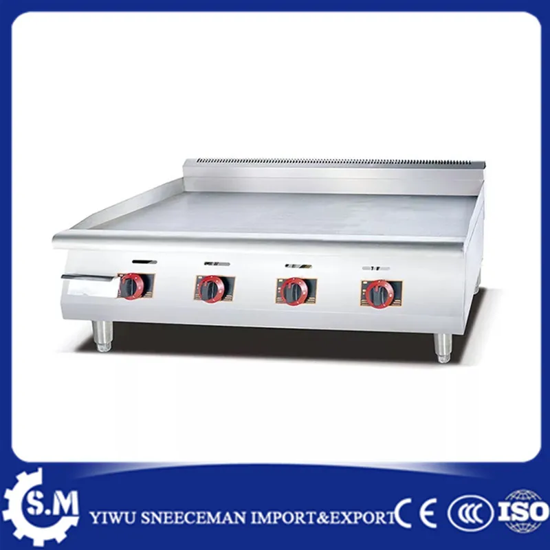 1.2m Commercial gas flat plate griddle grill