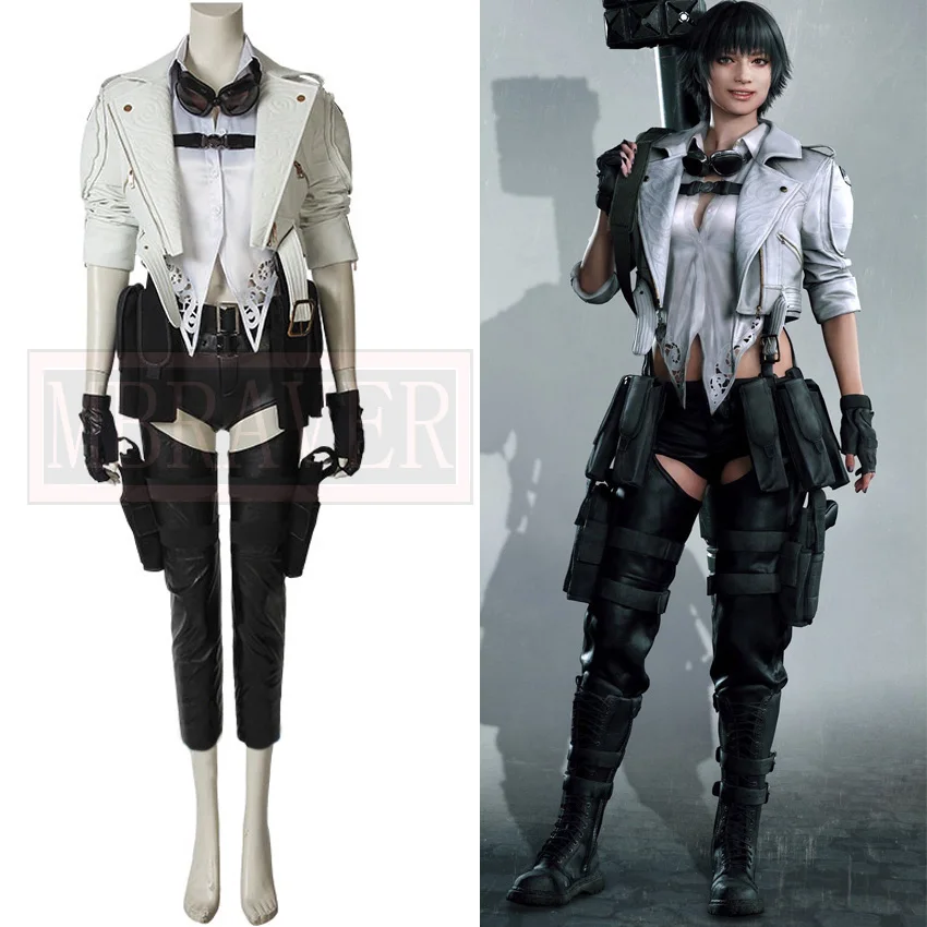 Dmc 5 V Lady Mary Cosplay Cos Cosplay Kostuum Halloween Uniform Outfit Custom Made Elke Grootte