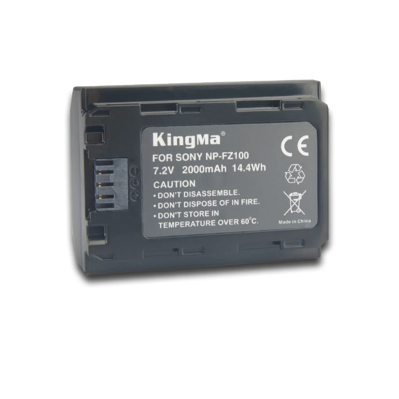 KingMa npfz100 Battery Charger+NP FZ100 NP-FZ100 Camera Battery for SONY ILCE-9 A7m3 m4 a7r3 R4 A9/A9R 7RM3 BC-QZ1 Alpha 9 9S 9R