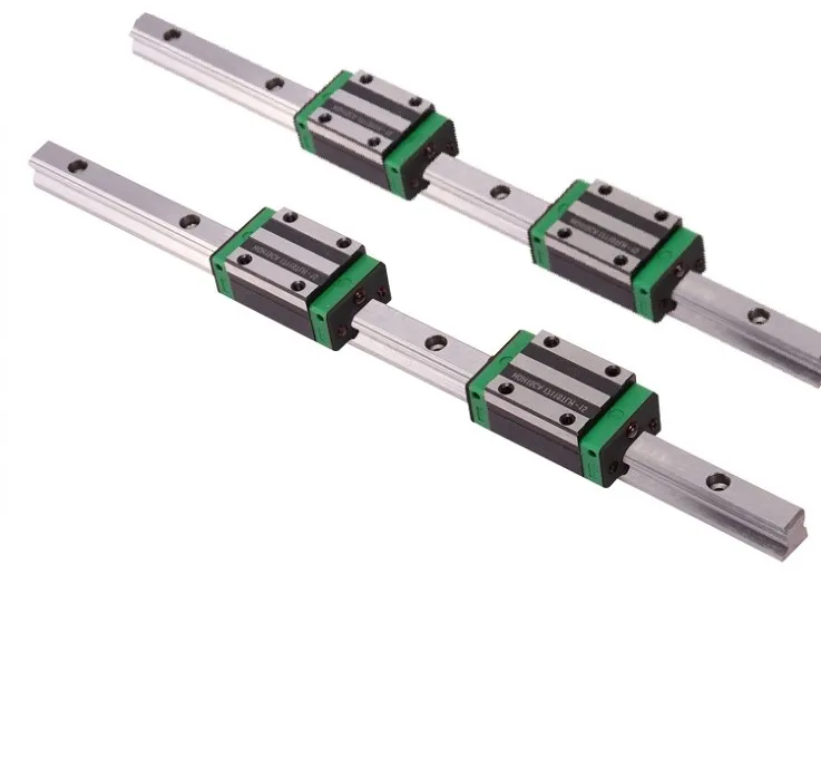 2pcs China made HGR15 L- 1400mm linear guide/rail + 4pcs HGH15CA linear narrow blocks for CNC router parts