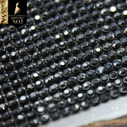 Crystal Castle Sparkle SS8.5 Hotfix Strass foglio Jet ematite pietre Strass in metallo nero Trim Hot Fix Strass rotolo