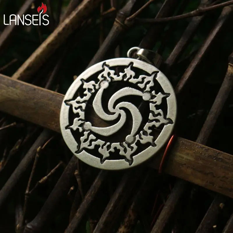 1pcs Rod Symbol Pendant Pagan Jewelry Slavic Amulet Swastika. Ancient slavic talisman pendant men necklace norse Occult Symbol