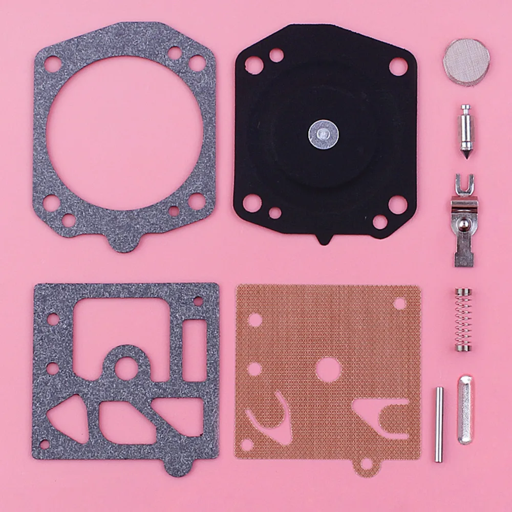 Imagem -02 - Reparo Carburador Reconstruir Kit para Husqvarna 365 362 371 372 Walbro Diafragma K10-hd Motosserra Substituir Peças de Reposição Peças Lote