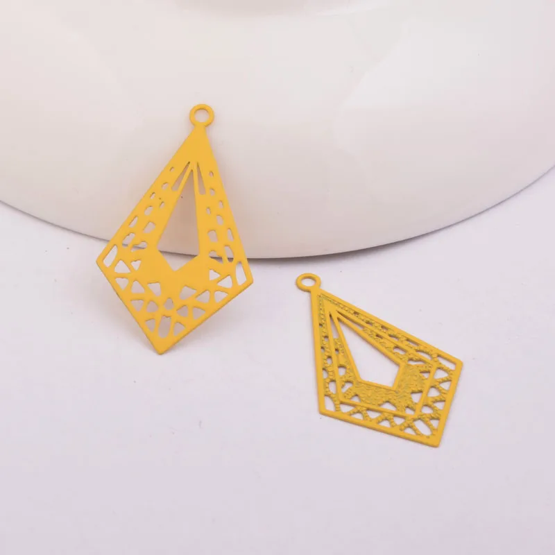 50 Stück AB778 19*32mm Unregelmäßige Charms-Verbinder Passend für DIY-Armbänder, -Halsketten und Schmuckzubehör – Detail 9