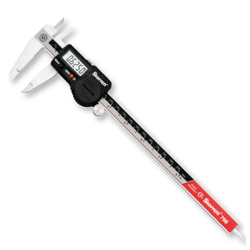 Original Starrett 798A Digital Caliper, Inch/Metric, 0-6