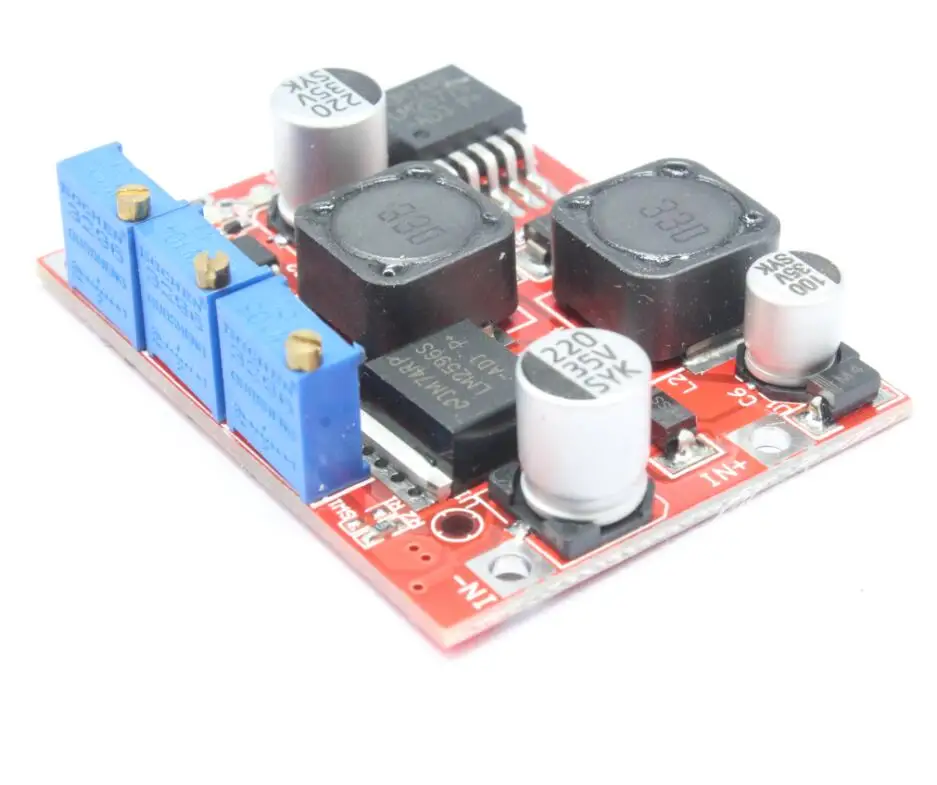 1PCS Solar Energy Automatic Buck Step Down Booster Step-up Current Voltage Power Supply Module LM2596 LM2577