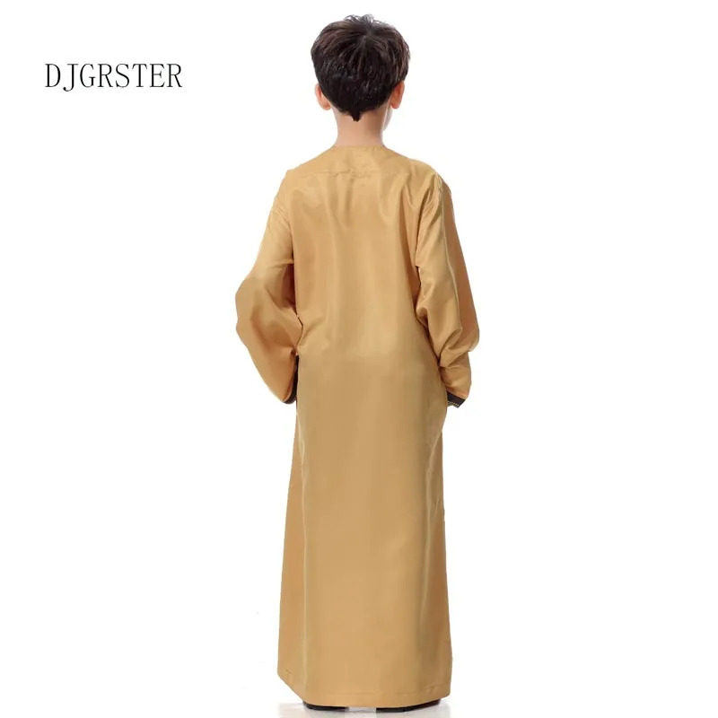 DJGRSTER – caftan Abaya pour hommes, Robes islamiques Jubba Thobe, vêtements islamiques