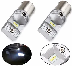 2Pcs Super Bright CSP Chip Powerful 80w P21W WHITE CANBUS ERROR FREE LED CAR BULB REVERSE DRL Driving Bulbs 1156 382