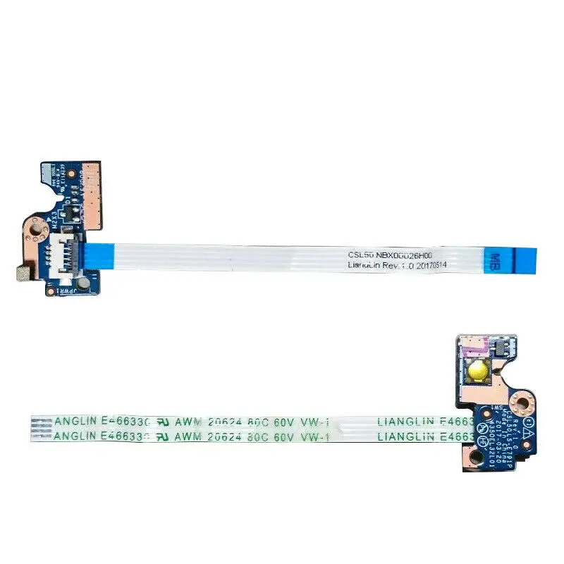 CSL50 LS-E791P For HP 15T-BR 15Z-BW 15-BW 15-BS 250 255 G6 Power Button Switch Board W/ Cable