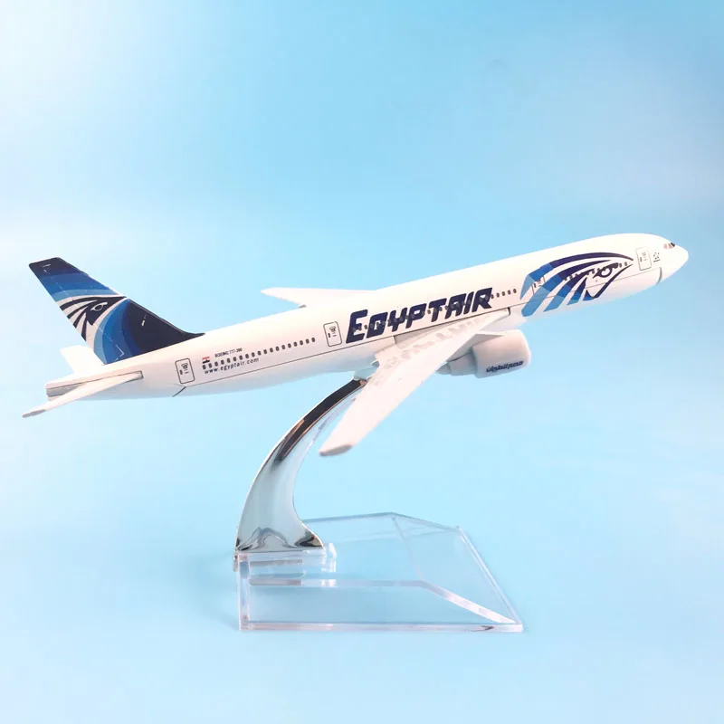 16cm EGYPT Air B777 Boeing 777 Plane Model Airplane Model Planes Aircraft Model Toy 1:400 Diecast Metal Airplanes toys