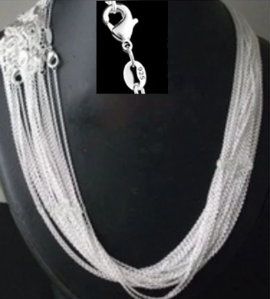 

promotion sale,wholesale Price 50pcs/lot Silver color Plated 1mm Link Rolo Chains 18"inch Fashion women Jewelry Chains