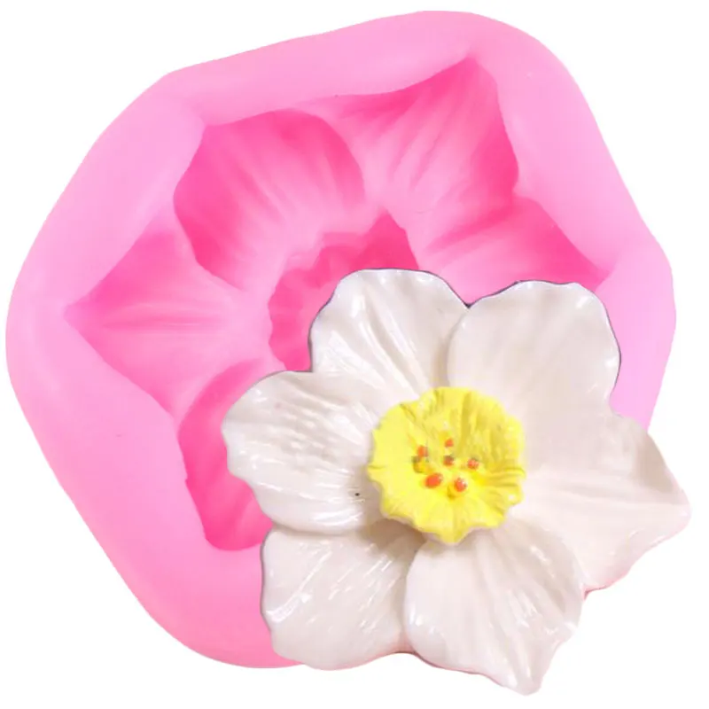 DIY Tropical Theme Fondant Mold Flamingo Rose Flower Turtle leaf Candy Chocolate Silicone Molds DIY Party Cake Decorating Tools