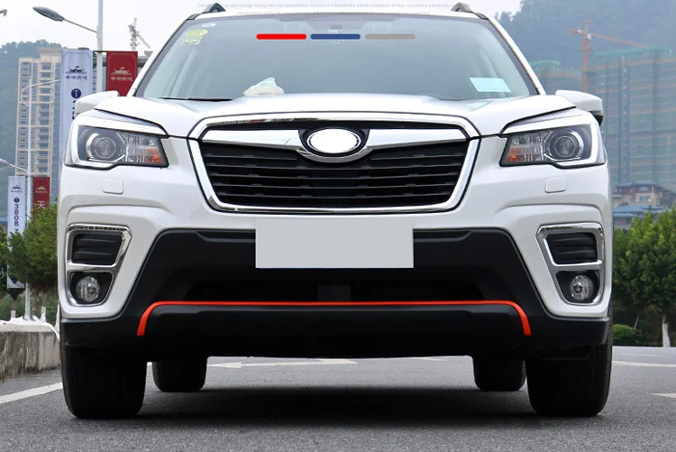 For Subaru Forester SK 2018 2019 2020 Before The Bar Bumper Cover Shield Trim Molding Lower Grille Car Styling