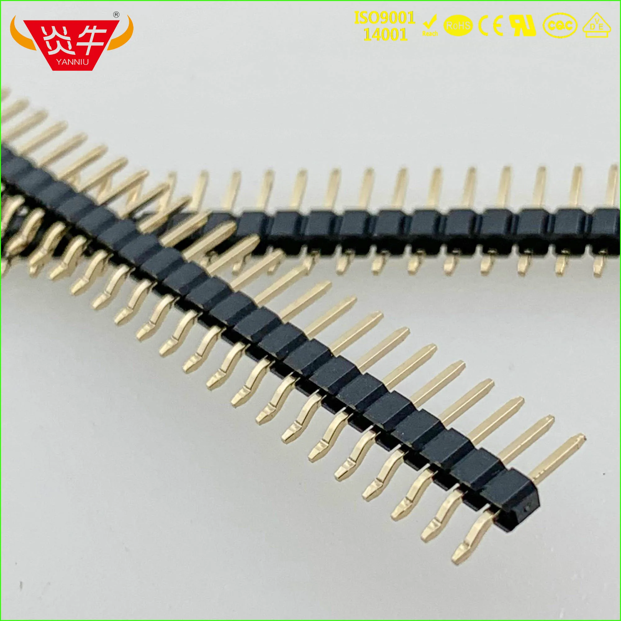 

50Pcs 2.0mm PITCH 1X40P 40PIN MALE STRIP CONNECTOR SOCKET SINGLE ROW HORIZONTAL SMT PIN HEADER HIGH TEMPERATURES