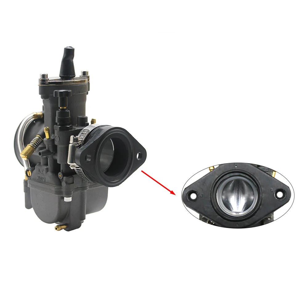 ZSDTRP For 21 24 26 28 30 32 34mm For OKO KEIHI PWK KOSO VM24 PE28/30 Carburetor Pit Dirt Bike Rubber Adapter Inlet Intake Pipe
