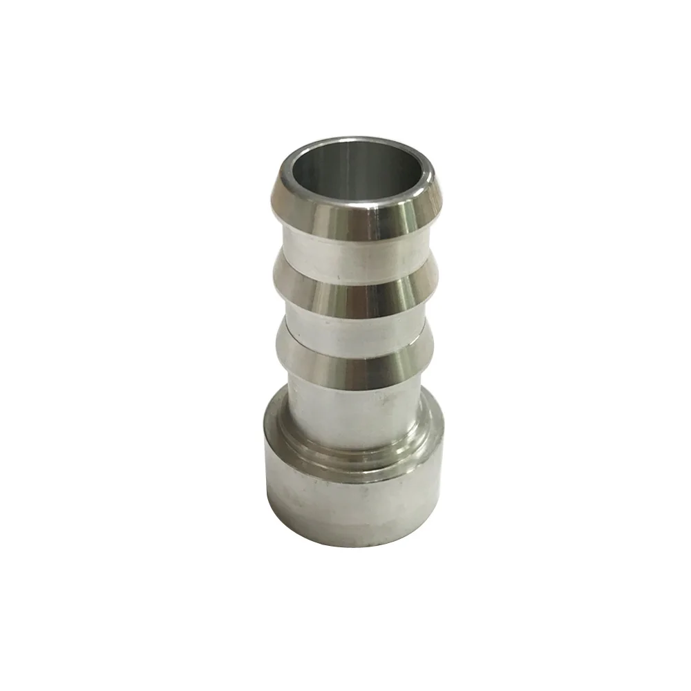 WILLIN - Aluminum NPT 3/8'' 1/2'' 5/8'' 3/4''NPT Barb Straight Weld Bungs Weld On Fitting Round Base-WLF617