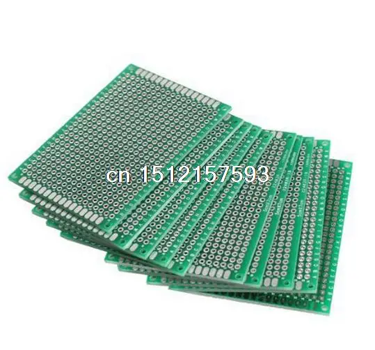 F08382 10 PCS 5x7cm Breadboard PCB Strip Matrix Board PCB Board +Free Ship