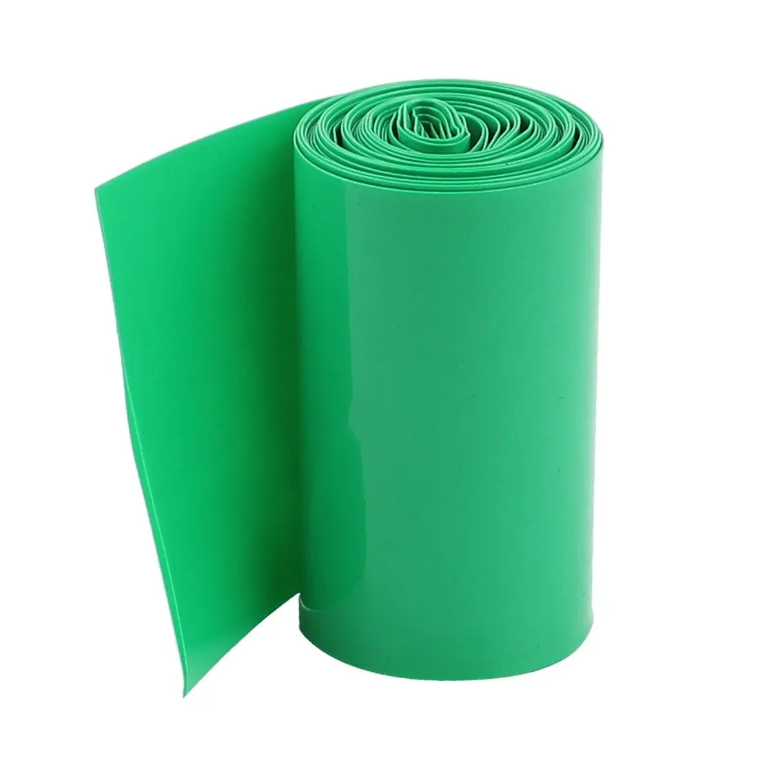 Top quality 2M 50mm Dark Green PVC Heat Shrink Tubing Wrap for 2 x 18650 Battery