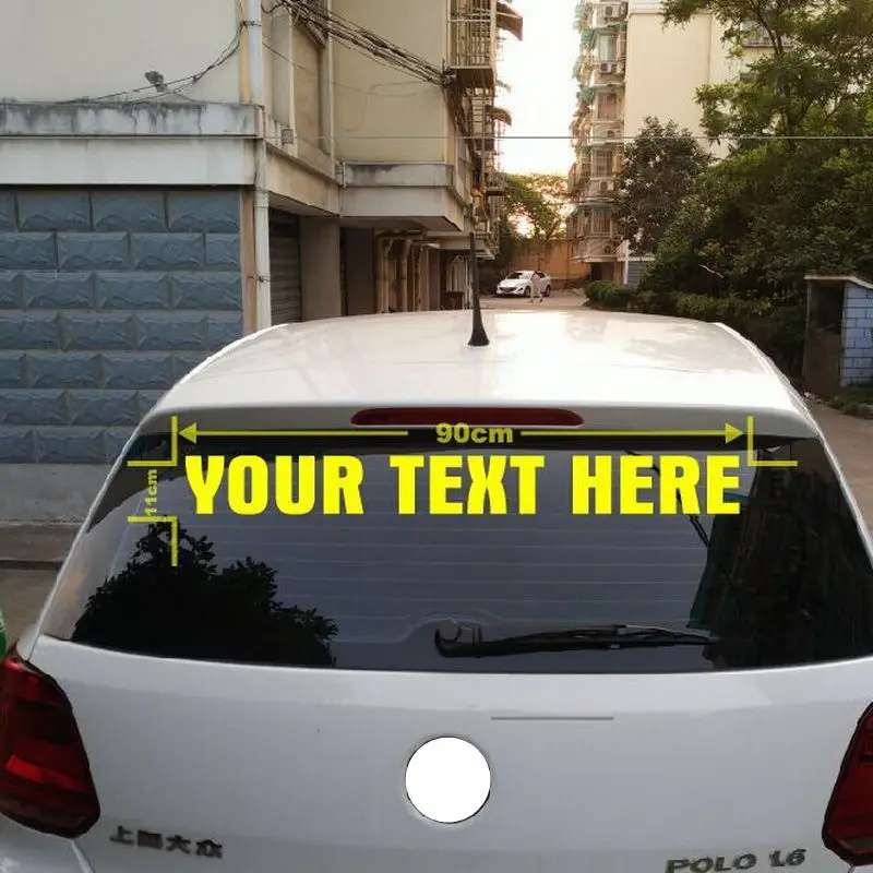 High Quality Reflective  Personalized Custom Car Sticker Waterproof Car Stickers And Vinyl Decals