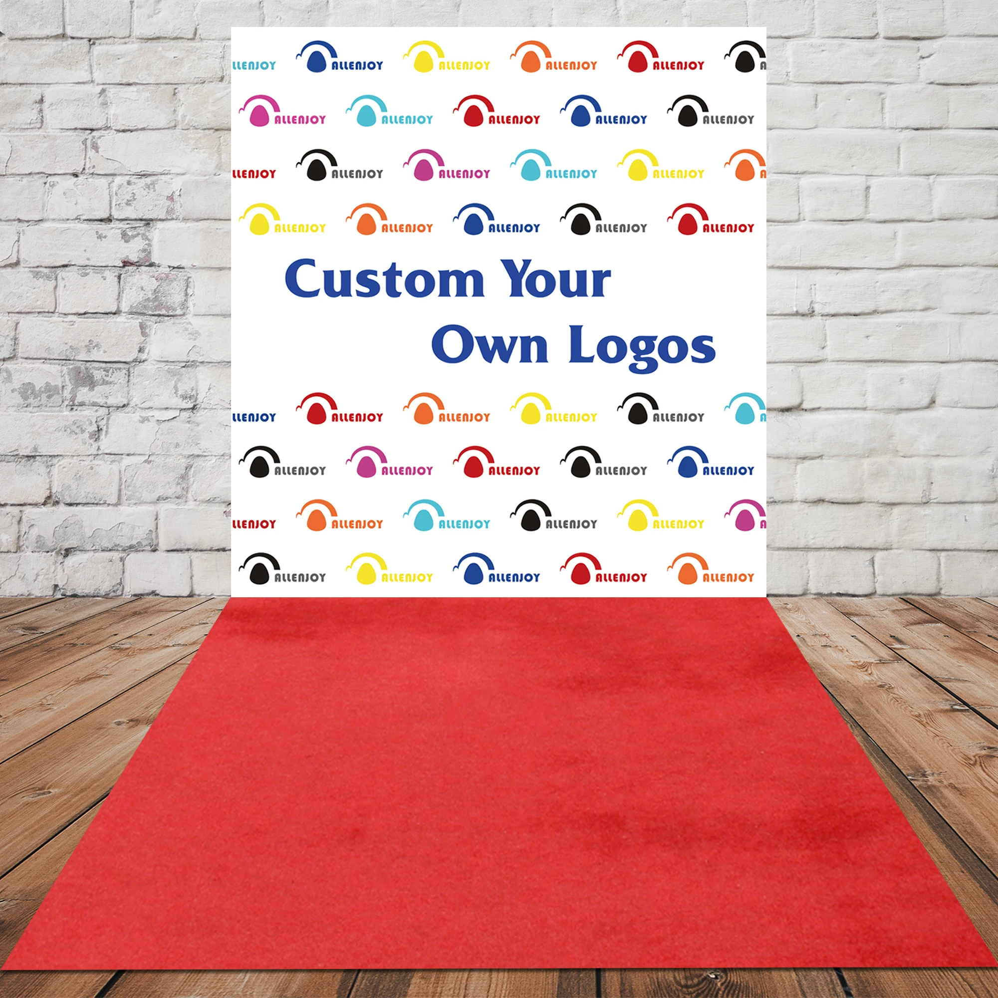 STEP AND REPEAT BACKDROP CUSTOM (YOUR CUSTOM LOGO)