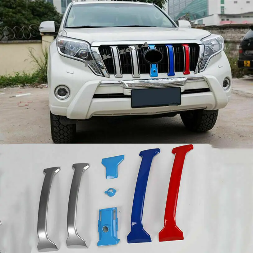 

Tricolor ABS Front Center Grille for Toyota Land Cruiser Prado FJ150 2014 2015 2016