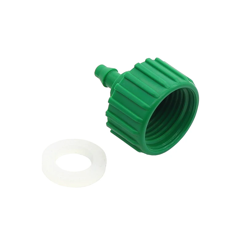 

1/2" Female Thread to 4/7mm Hose Connector Agriculture Greenhouse Irrigation Water Pipe Connector Plastic Quick Connections 6Pcs