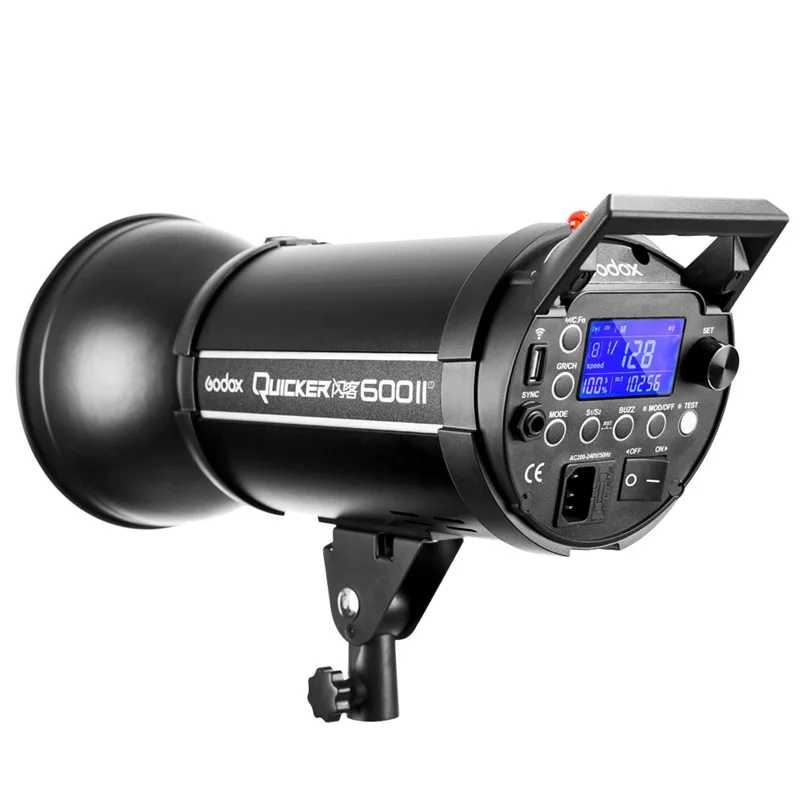 

Free DHL Godox Pro 600W High-speed 1/8000s Quicker 600 II 600WS 220V 2.4G Wireless System Studio Lighting Flash Light Strobe