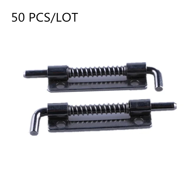 

50 PCS/LOT Spring Loaded CL225-3 304 stainless steel Barrel Bolt Latch Tone Latches Door Cabinet Hinges Cabinets Box car Bolts