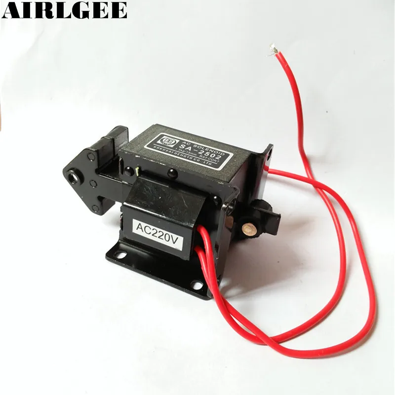 

High quality SA-2502 Lift 1.5kg AC220V Tractive Solenoid Electromagnet Free shipping