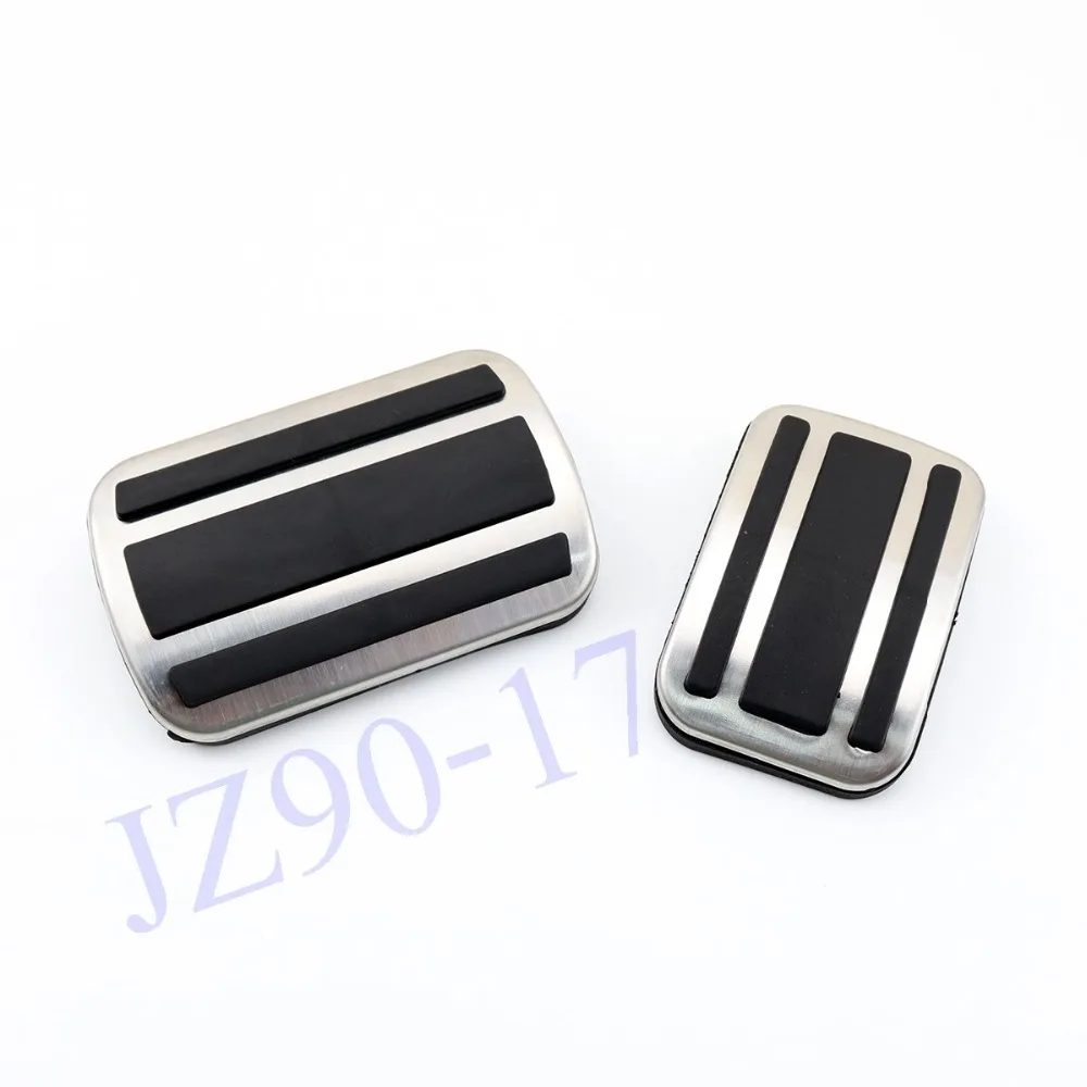 

No drill antislip Pad Oil Gas Fuel Brake Accelerator Cover Automatic brake pedal Fit For Peugeot 3008 4008 5008 2017 2018