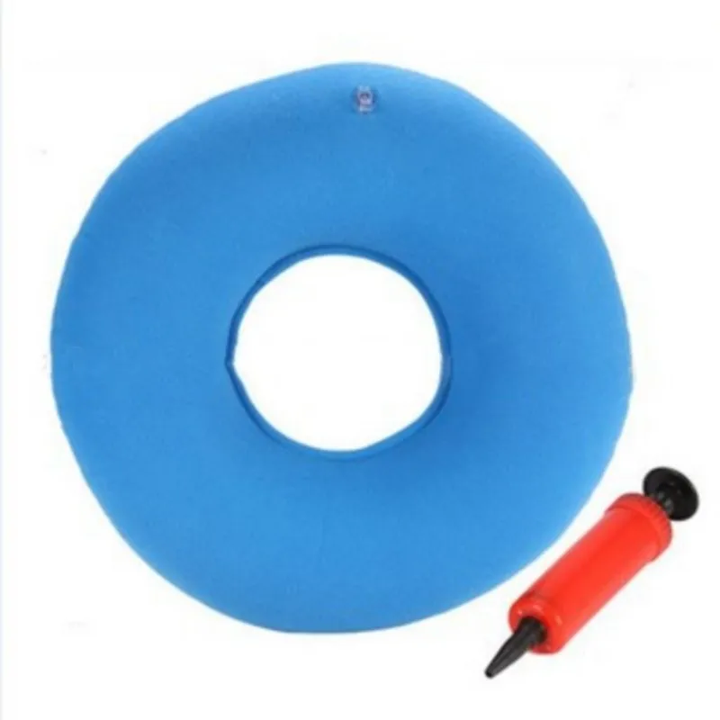 Inflatable Vinyl Ring Round Seat Cushion Medical Hemorrhoid Pillow PVC airbags Inflatable Seat Pad Effective prevent decubitus