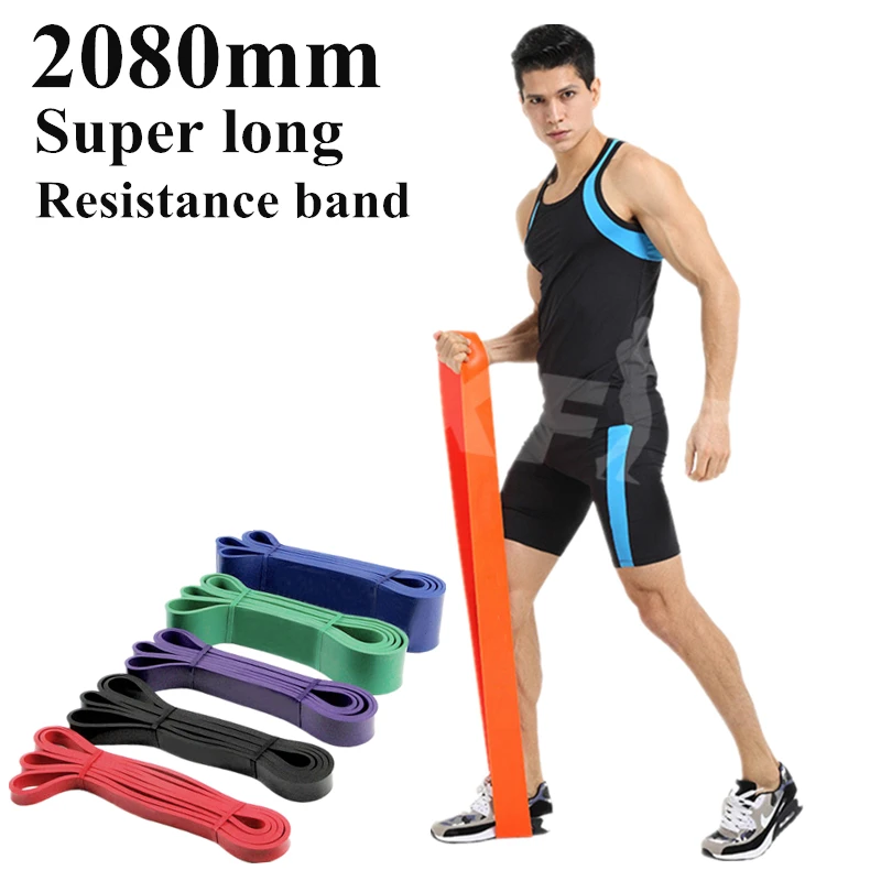 Super long Resistance Bands Natural Latex Athletic Rubber set Gym Expander Crossfit Power Lifting Pull Up Strengthen Muscle