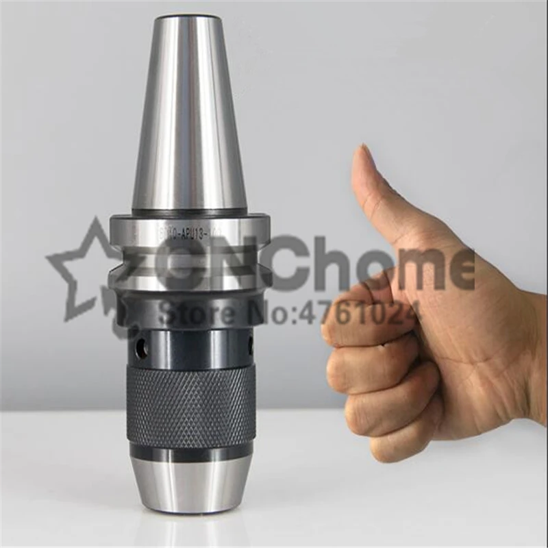BT40 APU16 Range:1-16mm Integrated keyless self tight Drill chuck for milling lathe BT40 APU13 Range:1-13mm