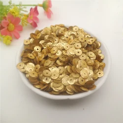 50g(10000pcs) 4mm Cup Loose Sequins Round Paillette Wedding Garment Accessory Sewing Craft Matte Gold Matt Color Spangles