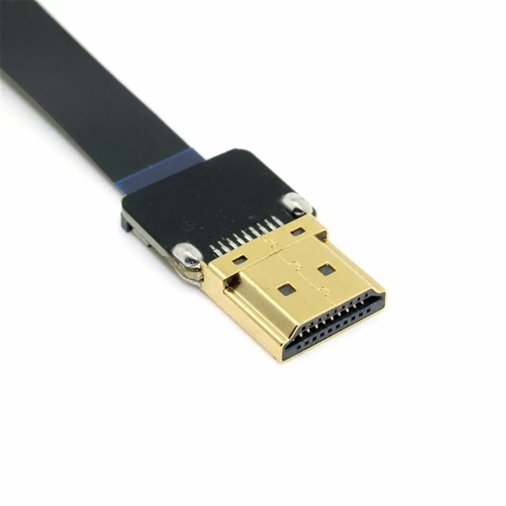 0,1 M-1 M FPV HDMI-kompatibel Typ A Stecker auf HD Stecker HDTV FPC Flachkabel für Multicopter Luftaufnahmen