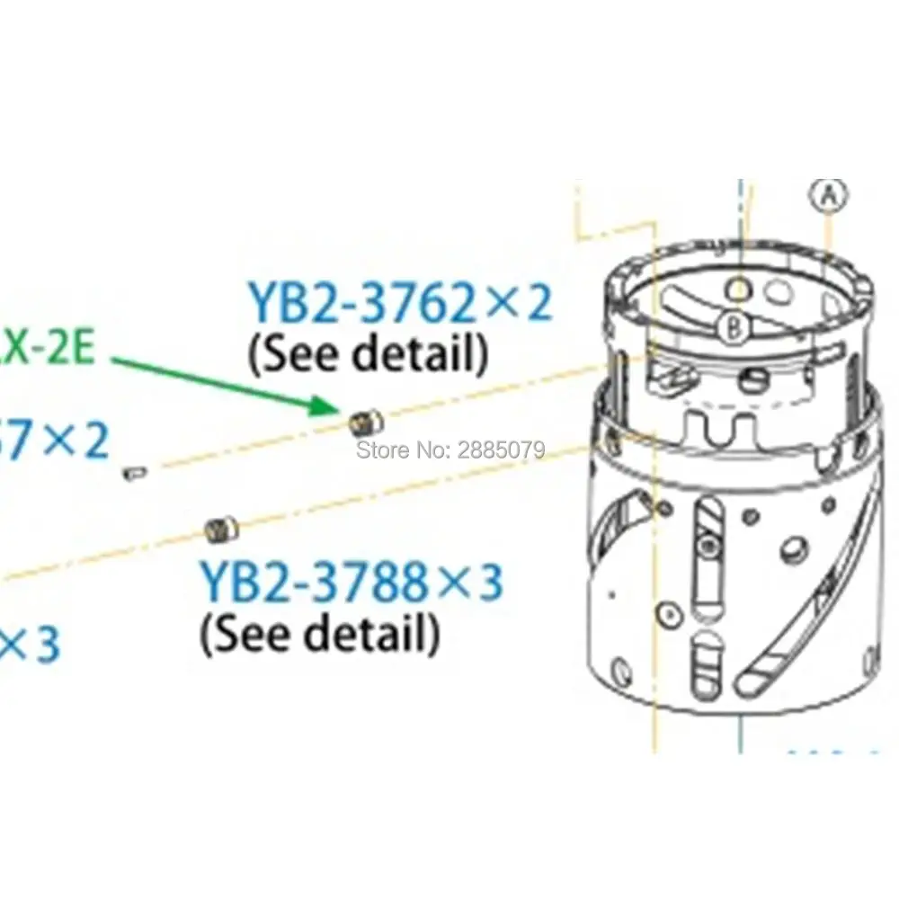 New original  (yb2-3788) Camera Replacement Repair Part For canon 24-70mm 2.8L II USM collar part