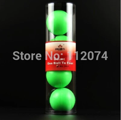 Deluxe Multiplying Balls,One Ball to Four (Soft Green,Luminous) Magic Tricks Appearing Magie Stage Illusion Gimmick Props Comedy