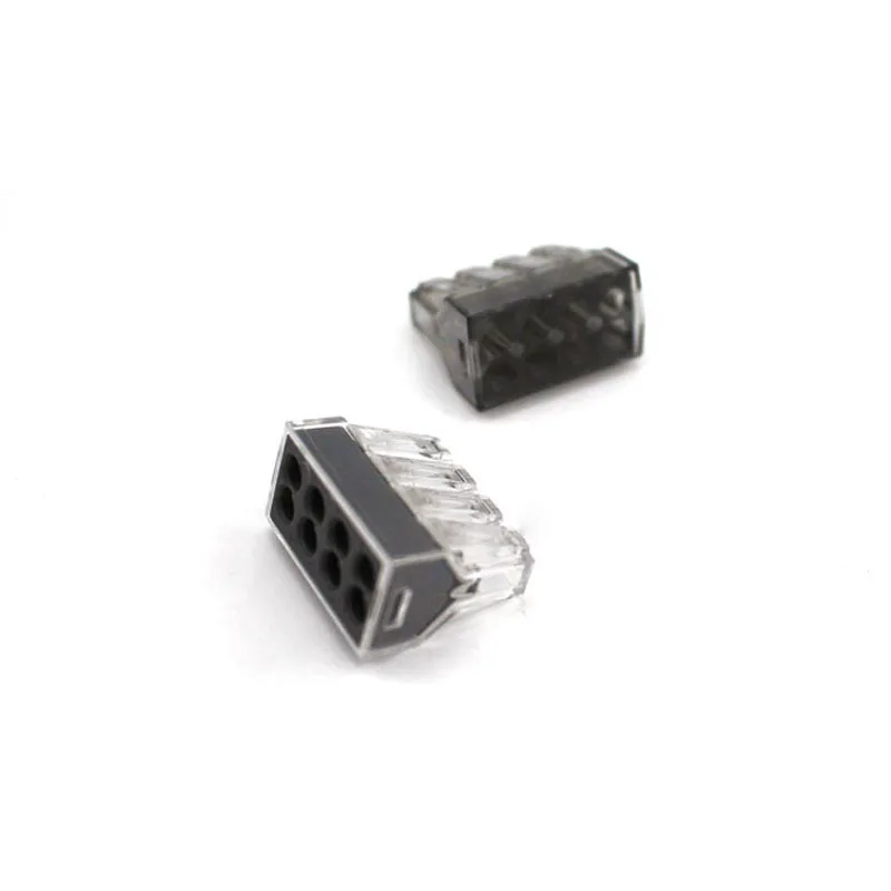 

10PCS/Box Connector 733-108 Insert Wire Quick Connect Terminal Block Lighting Accessories China Electrical Equipment