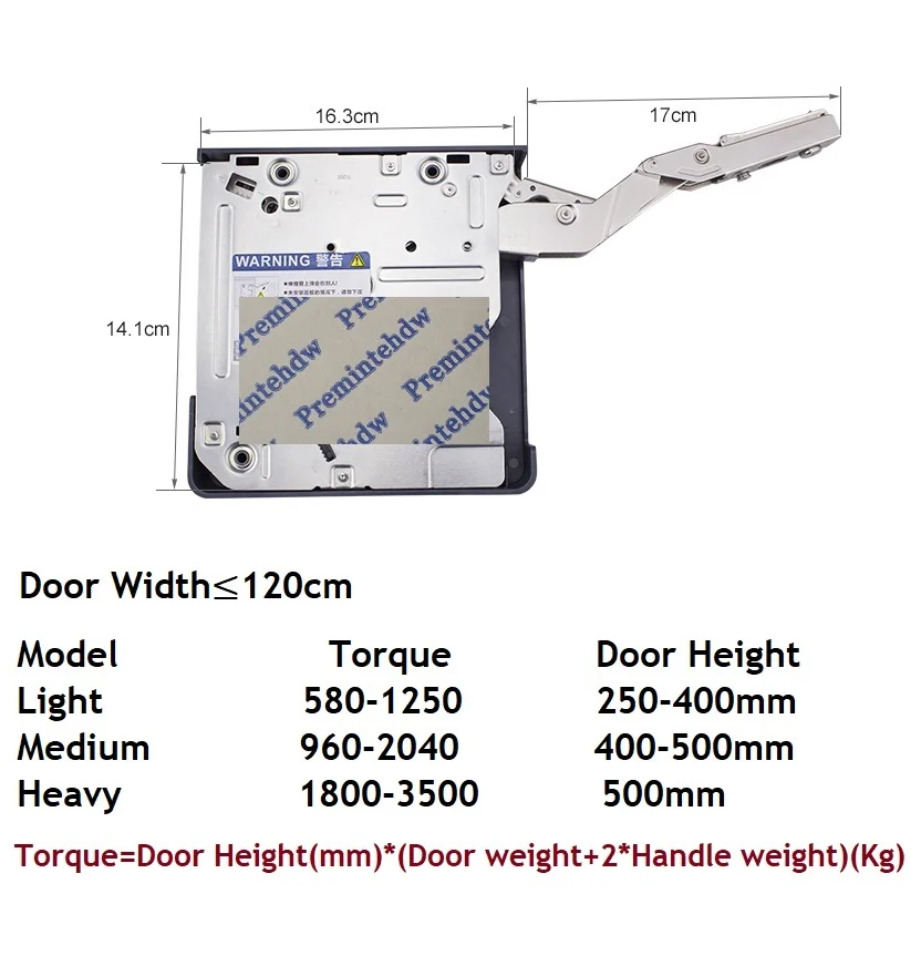 Kitchen cabinet cupboard Lift flap up support soft open close lid stay hinge DTC heavy