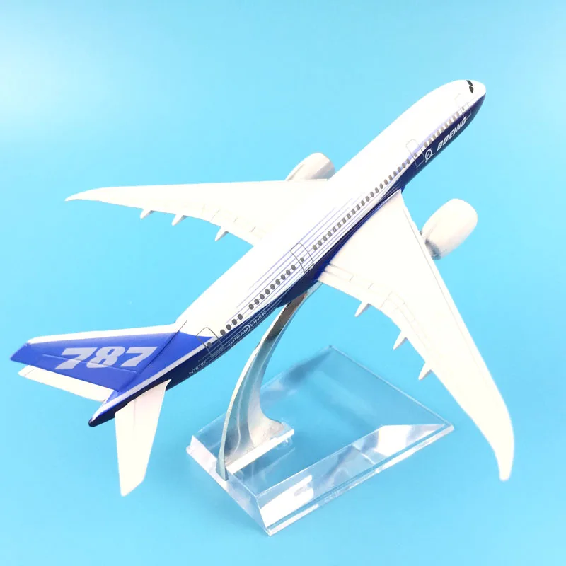 JASON TUTU 16cm Original model Boeing 787 Aircraft Model Planel Airplane Diecast Metal 1/400 Scale Planes