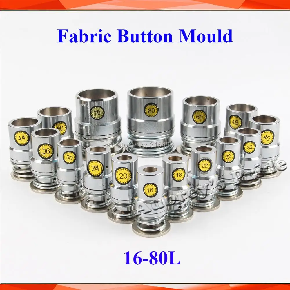 16L-90L Fabric Covered Button Grommet Press Machine Dies Mold Handmade Fabric Button Tool Die wholesale