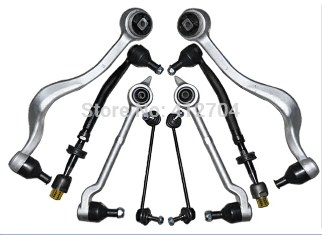 8 pcs/set wishbone kit E39 control arm track control arm suspension parts for BW 5 E39 suspension control arm 31121141718